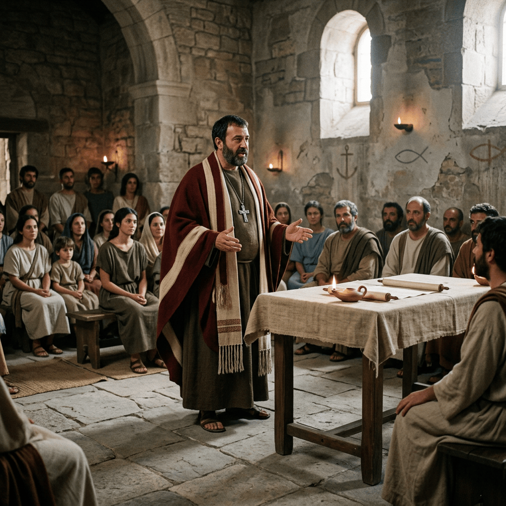 First-century bishop in an early church